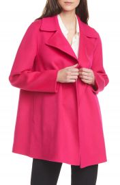 Theory Wool  amp  Cashmere Overlay Coat   Nordstrom at Nordstrom